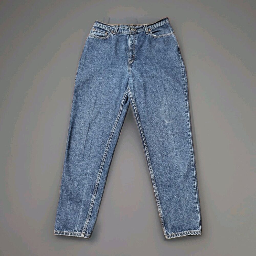 VTG 90s Levis 550 High Rise Tapered Jeans 16W M Made in USA